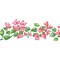 Bougainvillea Flower Wall Stencil Border | 3281 by Designer Stencils | Floral Stencils | Reusable Art Craft Stencils for Painting on Walls, Canvas, Wood | Reusable Plastic Paint Stencil for Home Makeover | Easy to Use & Clean Art Stencil